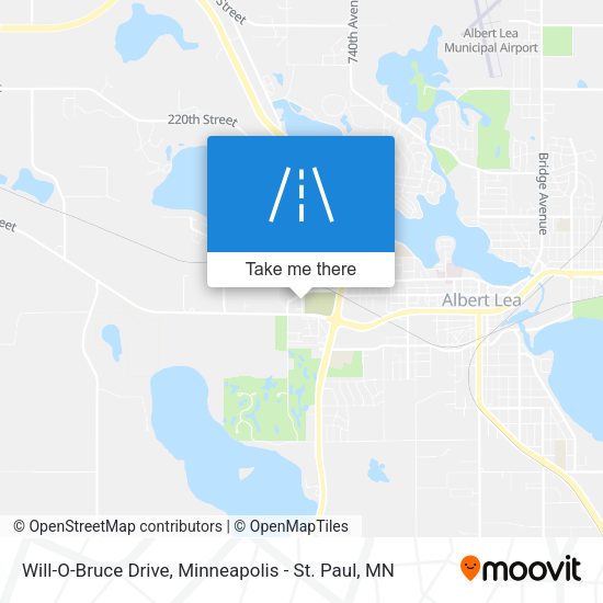 Will-O-Bruce Drive map
