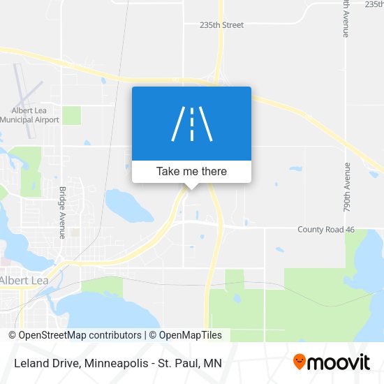 Leland Drive map