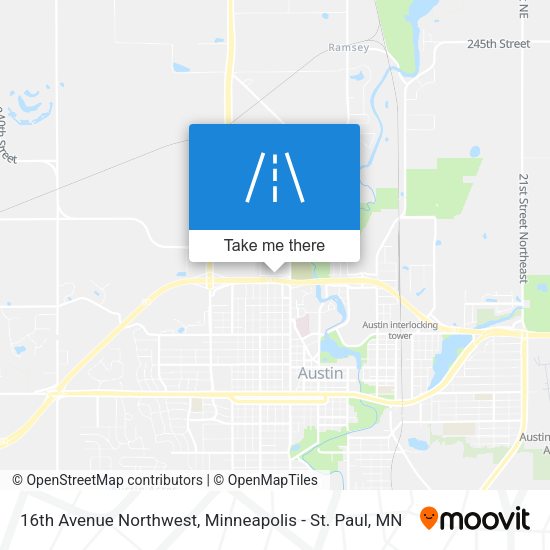Mapa de 16th Avenue Northwest