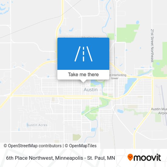 6th Place Northwest map