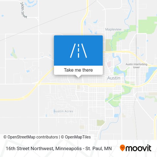 Mapa de 16th Street Northwest