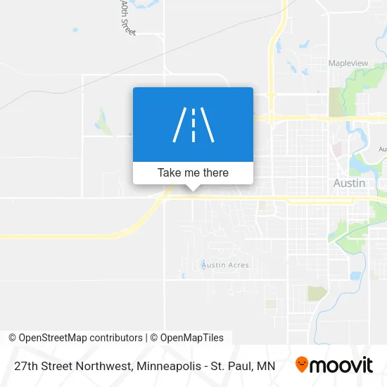 27th Street Northwest map