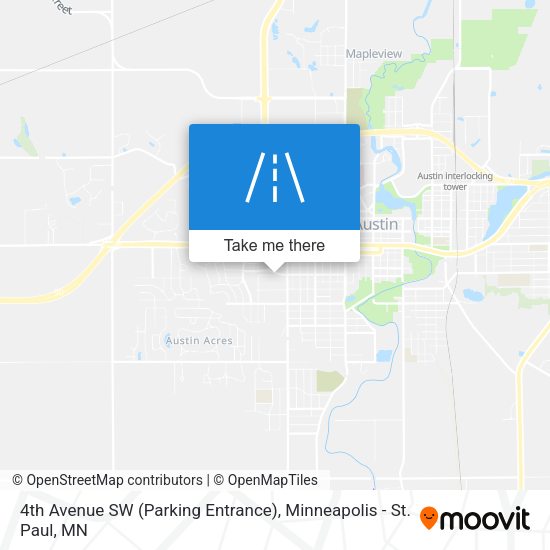 Mapa de 4th Avenue SW (Parking Entrance)