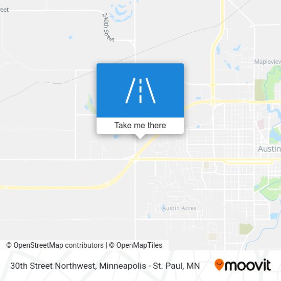 30th Street Northwest map