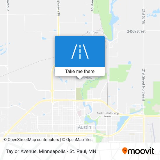 Taylor Avenue map