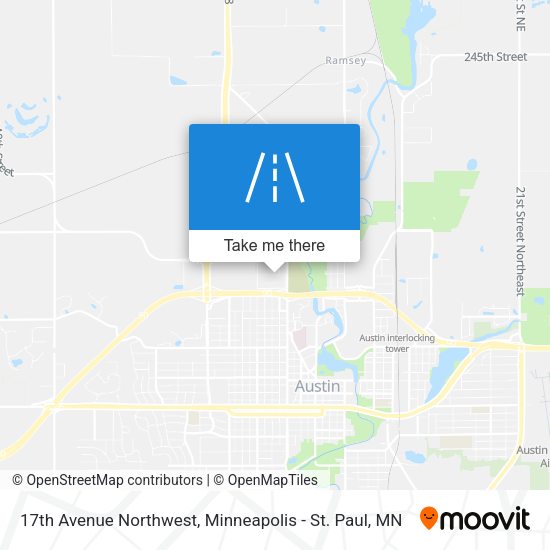 Mapa de 17th Avenue Northwest