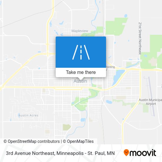 Mapa de 3rd Avenue Northeast