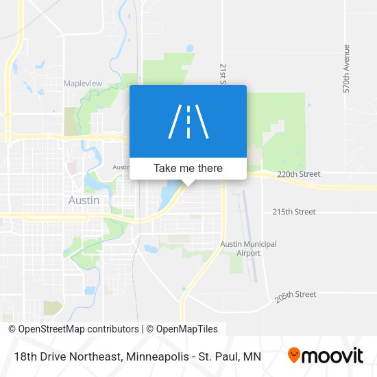 Mapa de 18th Drive Northeast