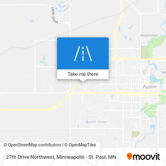 27th Drive Northwest map