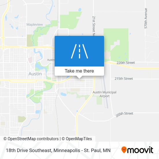 18th Drive Southeast map