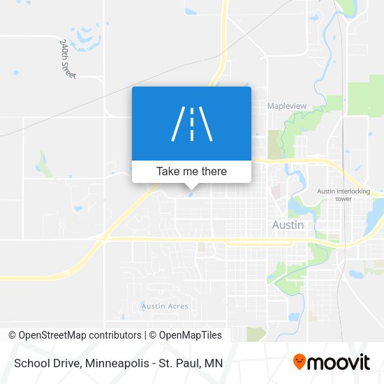 School Drive map