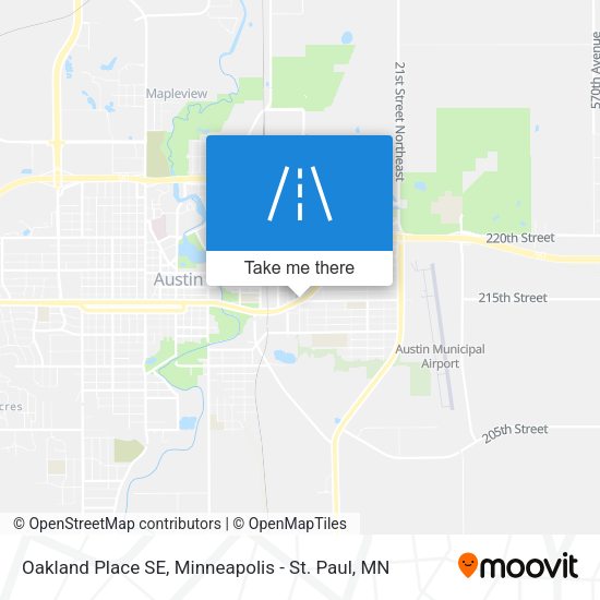 Oakland Place SE map
