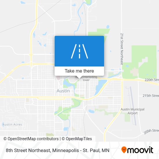 Mapa de 8th Street Northeast