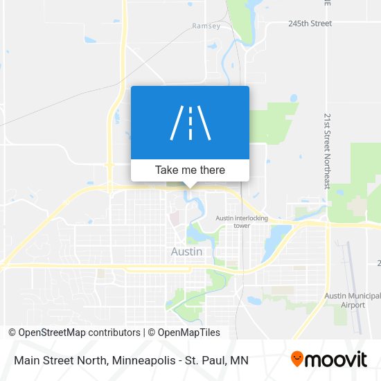 Mapa de Main Street North