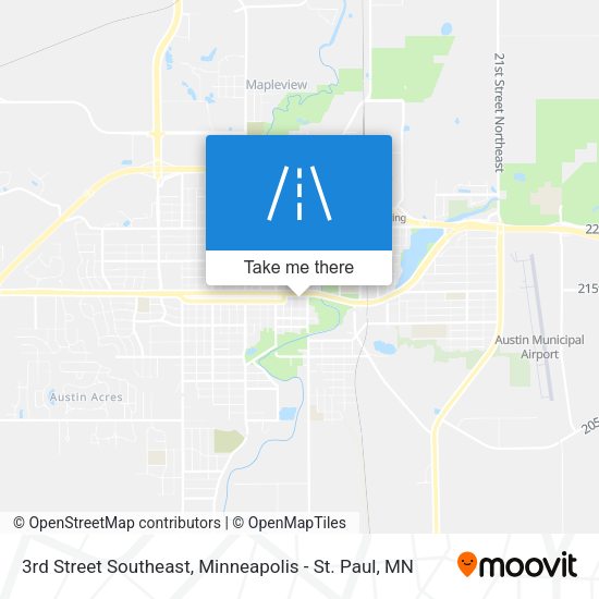 3rd Street Southeast map
