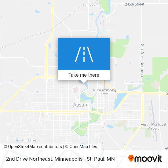 2nd Drive Northeast map