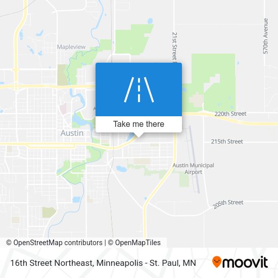16th Street Northeast map
