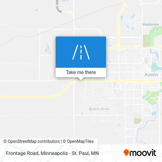 Frontage Road map