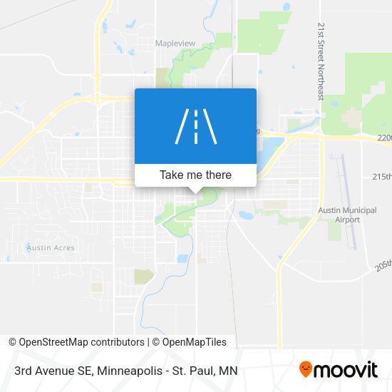 3rd Avenue SE map