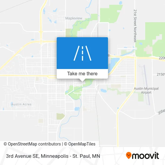 3rd Avenue SE map