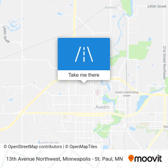 Mapa de 13th Avenue Northwest