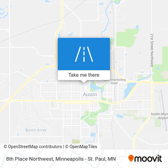 Mapa de 8th Place Northwest
