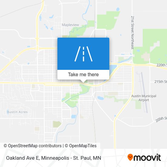 Mapa de Oakland Ave E
