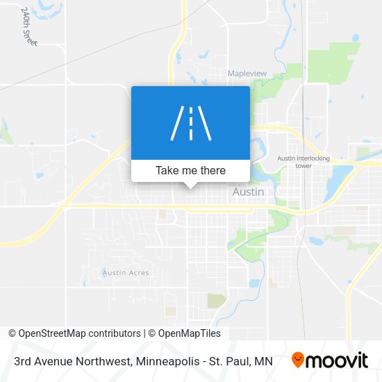 3rd Avenue Northwest map