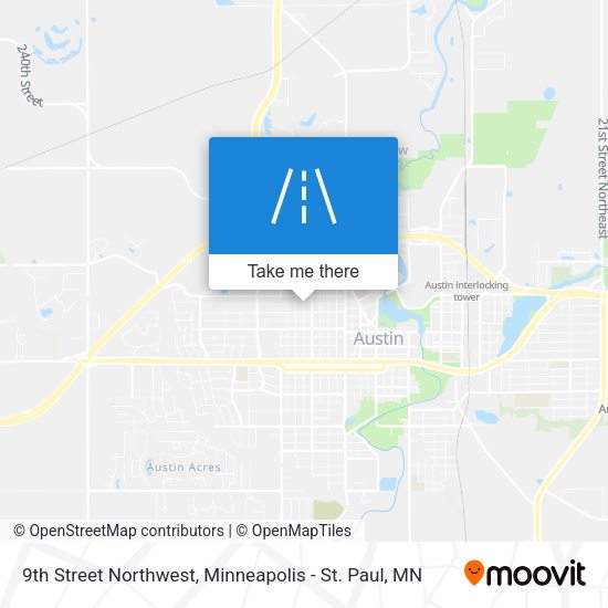 Mapa de 9th Street Northwest
