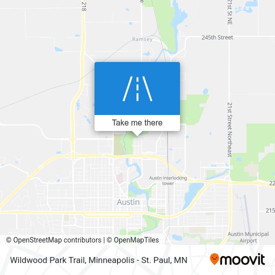 Wildwood Park Trail map
