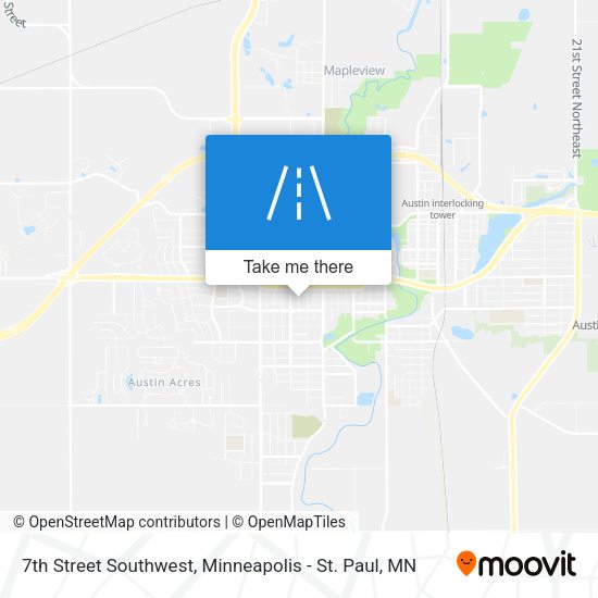 Mapa de 7th Street Southwest
