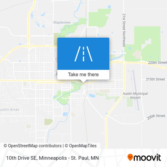 10th Drive SE map