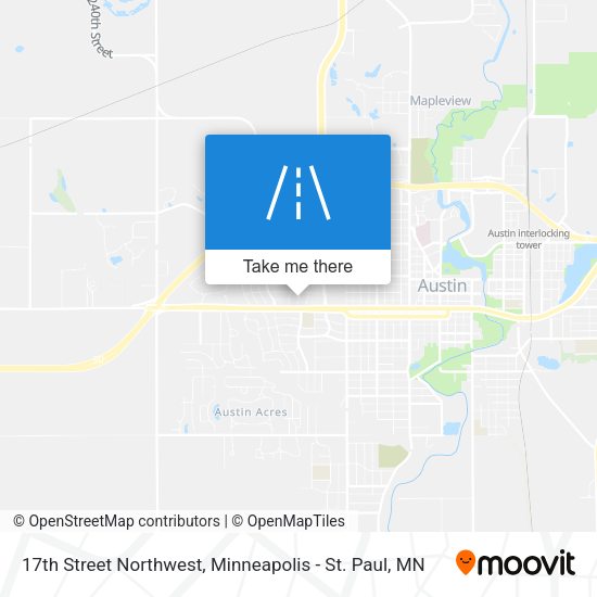 17th Street Northwest map