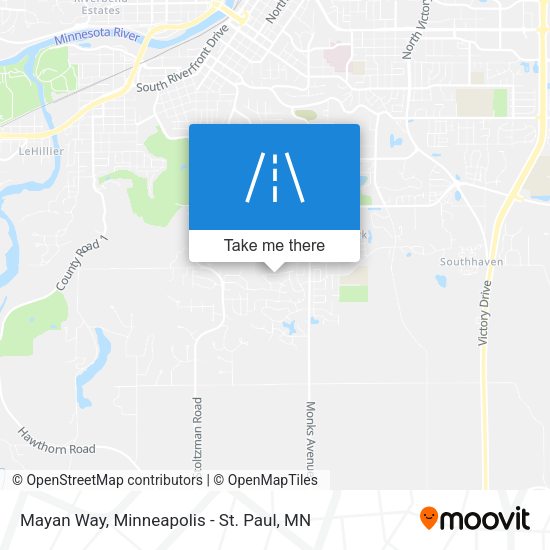 Mayan Way map