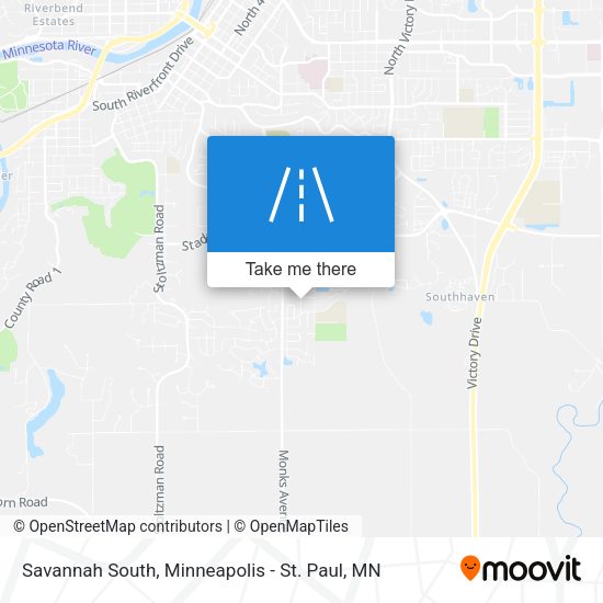 Savannah South map