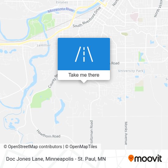 Doc Jones Lane map
