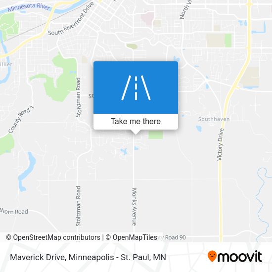 Maverick Drive map