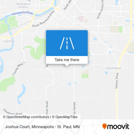 Mapa de Joshua Court