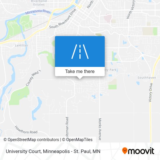 Mapa de University Court