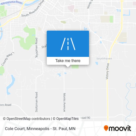 Cole Court map