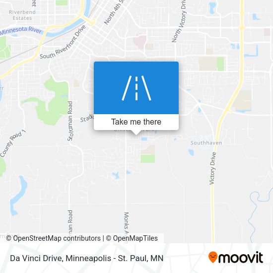 Da Vinci Drive map