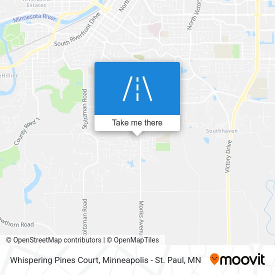 Mapa de Whispering Pines Court