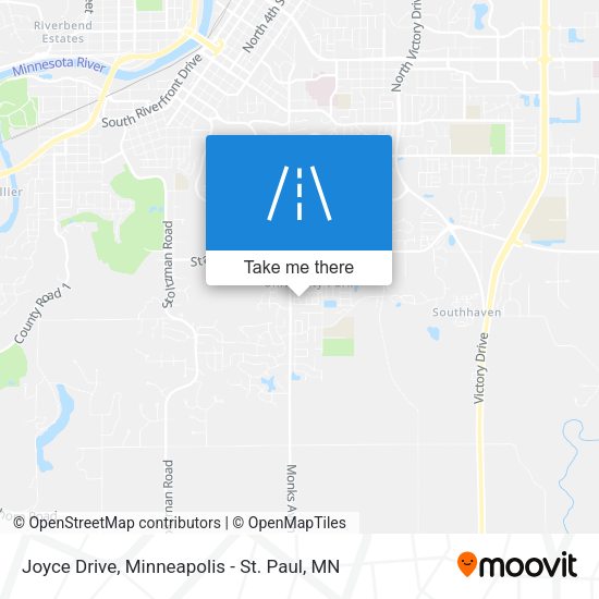 Joyce Drive map