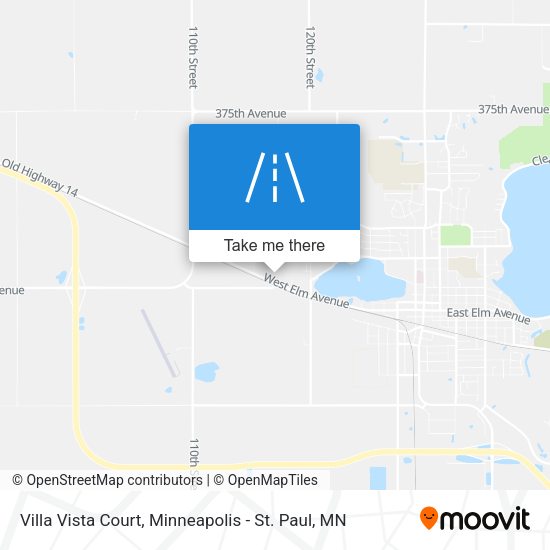 Villa Vista Court map