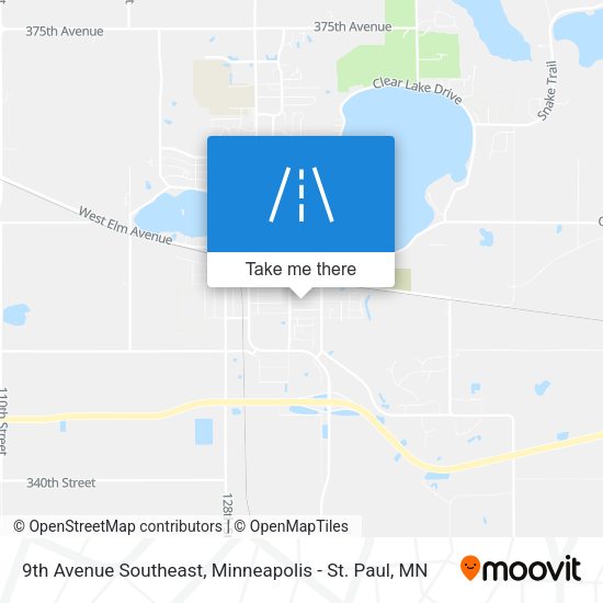 9th Avenue Southeast map