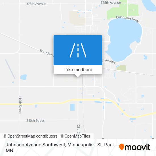 Mapa de Johnson Avenue Southwest