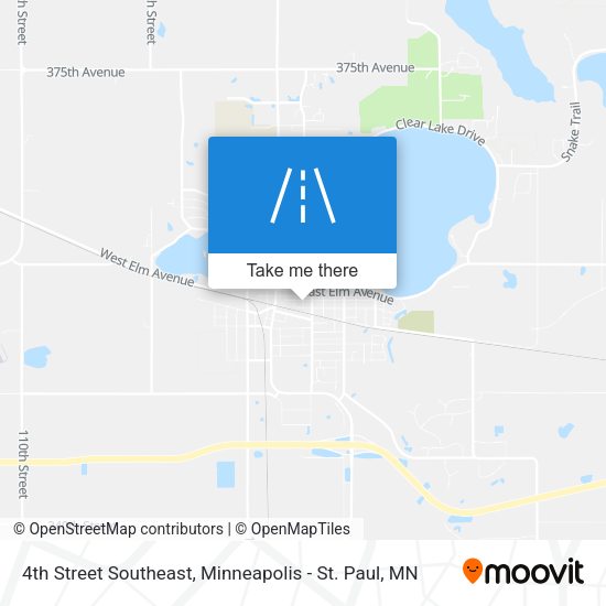 Mapa de 4th Street Southeast