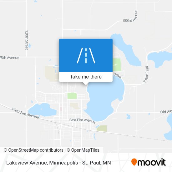 Mapa de Lakeview Avenue