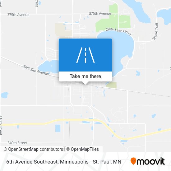 6th Avenue Southeast map