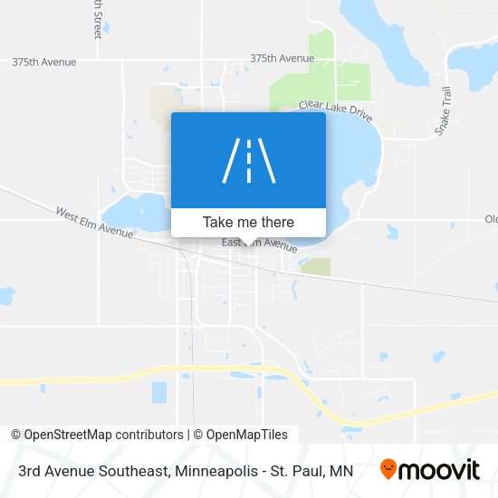 3rd Avenue Southeast map